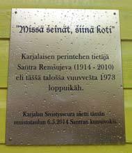 päivänä 1914 Vuokkiniemen Kyyröläššä šyntynyt ta 96-vuotisena tuonilmasih šiirtynyt Santra kuulu viime vuosišuan merkittävimpih vienalaisen šuullisen perintehen taitajih.