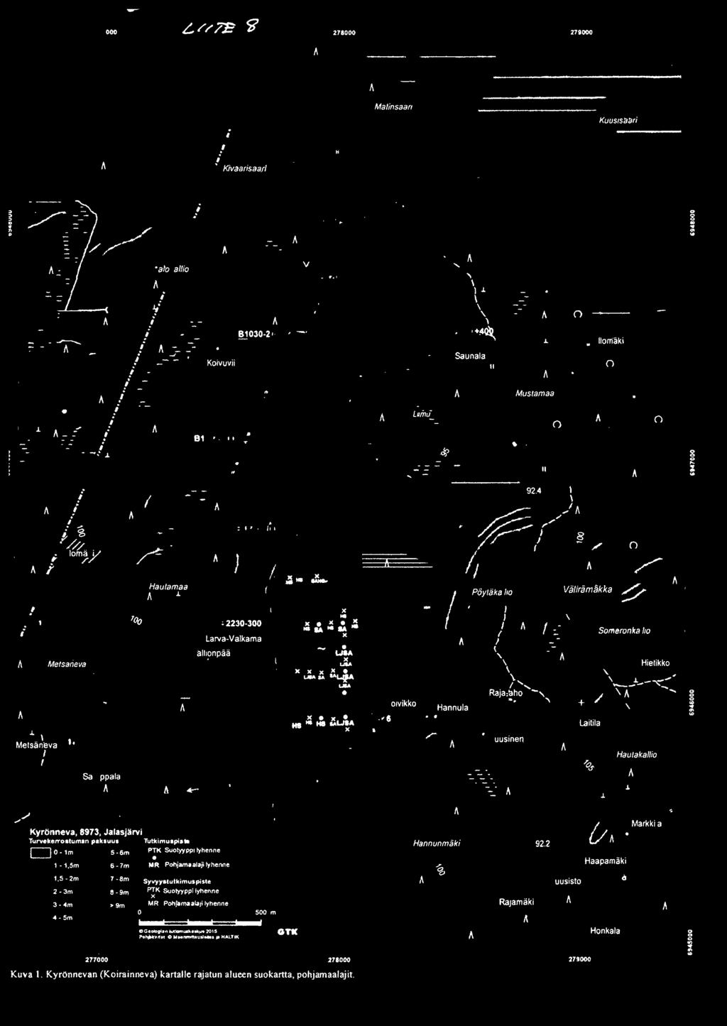 Syvyy&tulkimuspiste 1;;K Suolyyppl lyhenne MR Pohfamaalaiilyhenne CGeOblfl-'1