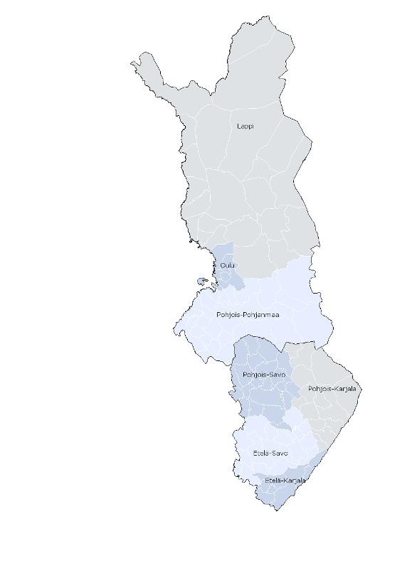 Itä- ja Pohjois-Suomen alue 2014 Itä- ja Pohjois-Suomen alue - Lapin vakuutuspiiri - Oulun vakuutuspiiri - Pohjois-Pohjanmaan vakuutuspiiri - Pohjois-Savon vakuutuspiiri - Pohjois-Karjalan