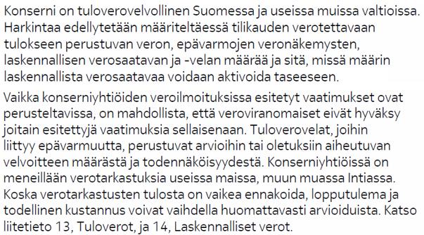 Johdon harkinnassa ja