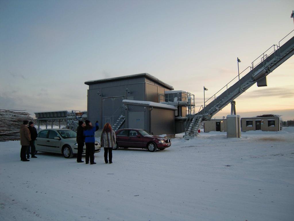 Mustikkamaan puuterminaali Haketusyksikkö