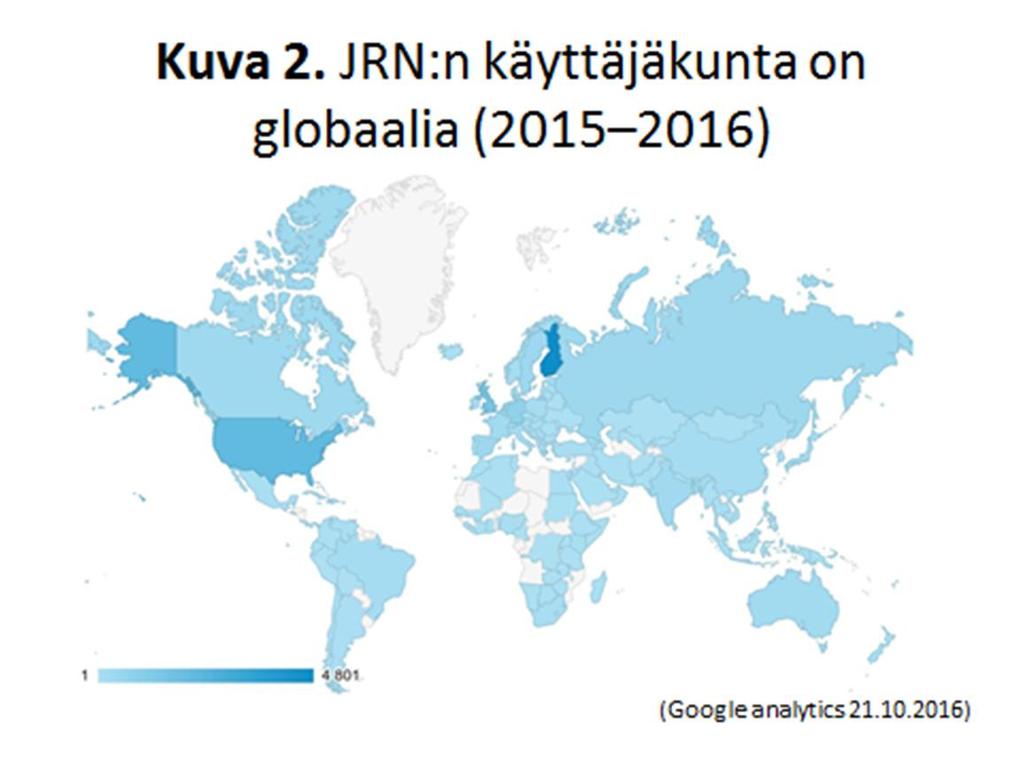 Eniten ulkomaisia kävijöitä on ollut Yhdysvalloista ja Isosta-Britanniasta.