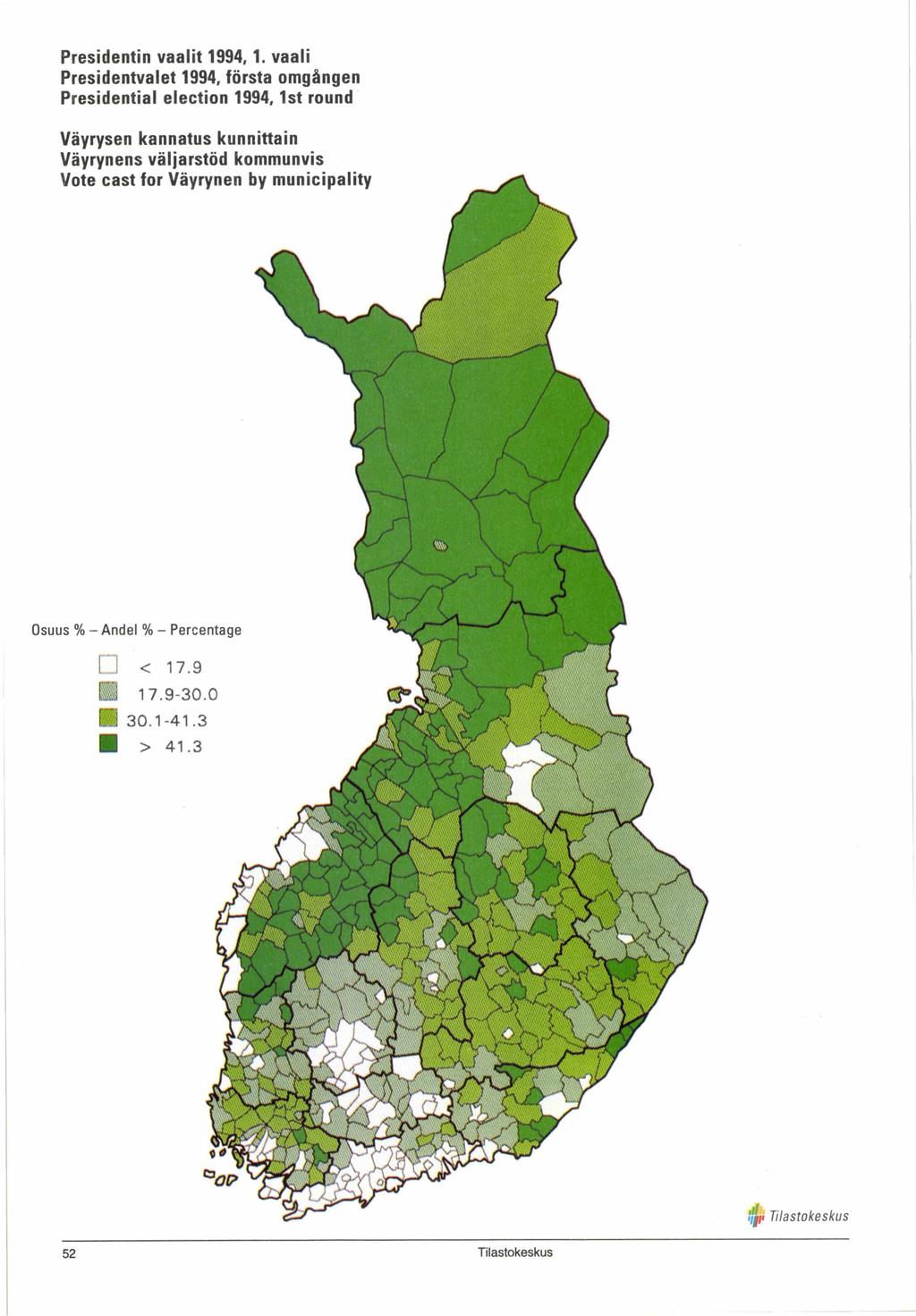 Presidentin vaalit 1994,1.