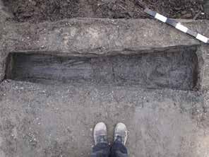 Arkun mitat: Sisäpituus 185 cm, pääpäädyn leveys 55, jalkopäädyn leveys 35 cm (melko leveä suhteessa muihin tutkittuihin arkkuihin). Laitojen syvyys pääpäädyssä 25 cm, jalkopäässä 20 cm.