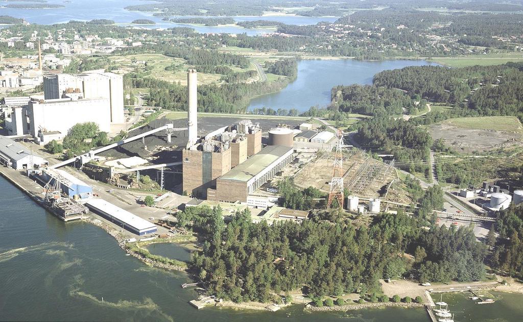 Naantalin voimalaitos ja muut TSE laitokset Alkuaan kolme lauhdetuotantoyksikköä hiilellä 3*125 MWe Rakennettu vuosian 1961-1974 Kaksi muutettu CHPtuotantoon 80-luvun puolivälissä (KL-väliotto) Nyt