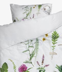 puuvillasatiini / cotton sateen, 60 C,  «VIUHKA Pussilakanasetti / Duvet Cover Set 155 210 cm + 55 65 cm, 220