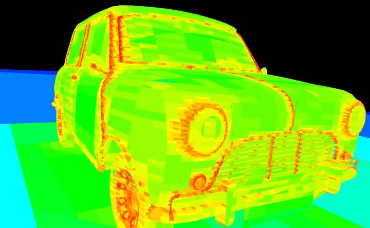 2.3.5 Raytrace acceleration (BSP tree) BSP-algoritmeillä pyritään pelkästään nopeuttamaan renderöintiprosessia niiden vaikuttamatta renderöinnin laatuun.