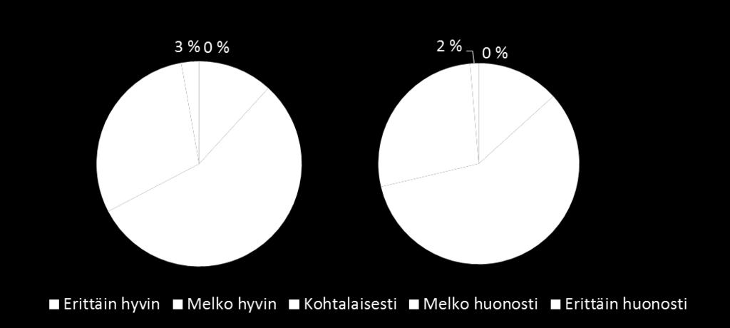 määrittelyssä pääsääntöisesti hyvin. Noin kolmannes kokee kuitenkin näillä osa-alueilla olevan myös haasteita (Kuva 9).