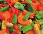 Herne-maissi-paprika Ainekset: herne, maissinjyvä, punainen paprikakuutio.