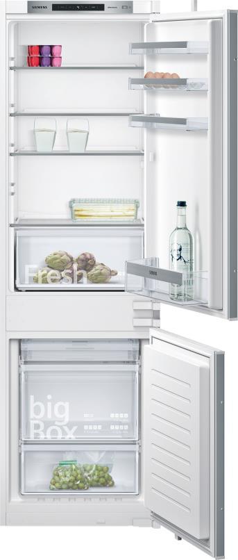Kalustepeitteinen jääkaappipakastin Siemens Kalustepeitteinen jääkaappipakastin KI86NVS30 Käyttötilavuus 188