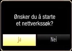 (valgfritt) ikke være tilgjengelig etter første installering. Trykk OK knappen på fjernkontrollen for å fortsette og følgende melding vises på skjermen. For å fortsette må du velge JA og trykke på OK.