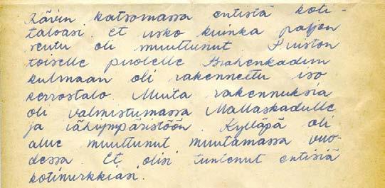 (17) Vuonna 1878 laati arkkitehti Fr. Odenwall rakennussuunnitelmat kaartinluutnantti N. Thesleffin kahdelle puiselle asuinrakennukselle.