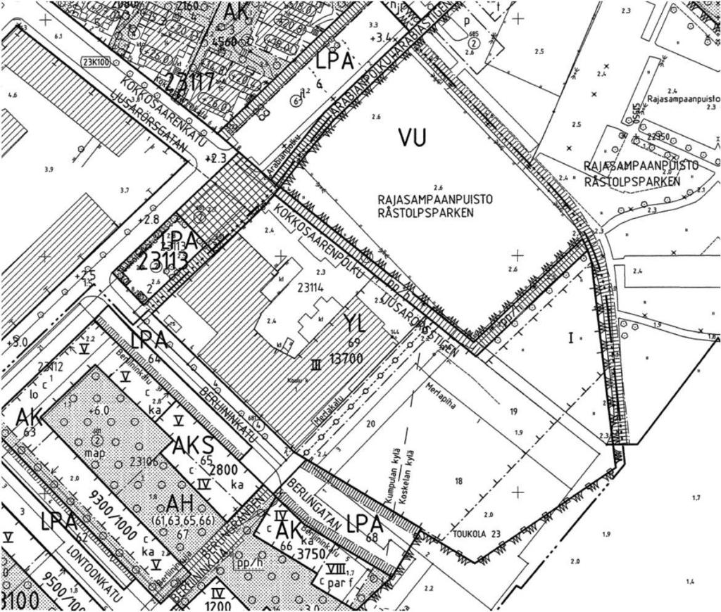 Tilakeskus Hankesuunnitelma 16