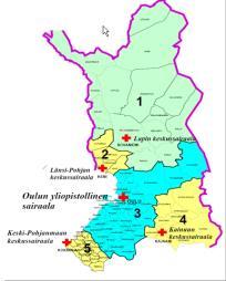 POHJOISKALOTTIYHTEISTYÖ Keski-Pohjanmaan shp KYS Pohjois-Savon shp