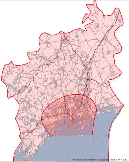 vyöhykkeellä ruuhka-aikoina 8 snt/km Ajoneuvoliikenteen hinnoittelumallit: