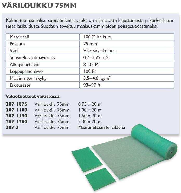 25 Kuvio 10. Esimerkki suodatinkankaasta. (Filterpak Oy, [Viitattu 14.1.2017]). 3.