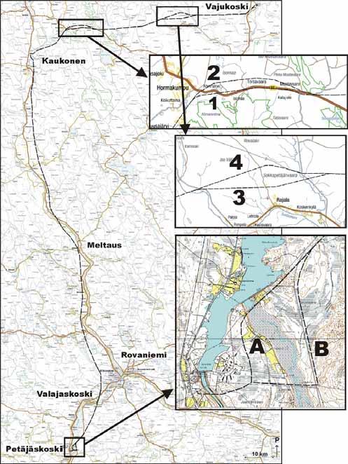 Petäjäskoski Kaukonen Vajukoski 220 kv YMPÄRISTÖVAIKUTUSTEN ARVIOINTISELOSTUS TIIVISTELMÄ v Luvat ja päätökset Laki ja asetus ympäristövaikutusten arviointimenettelystä edellyttävät YVA-menettelyä