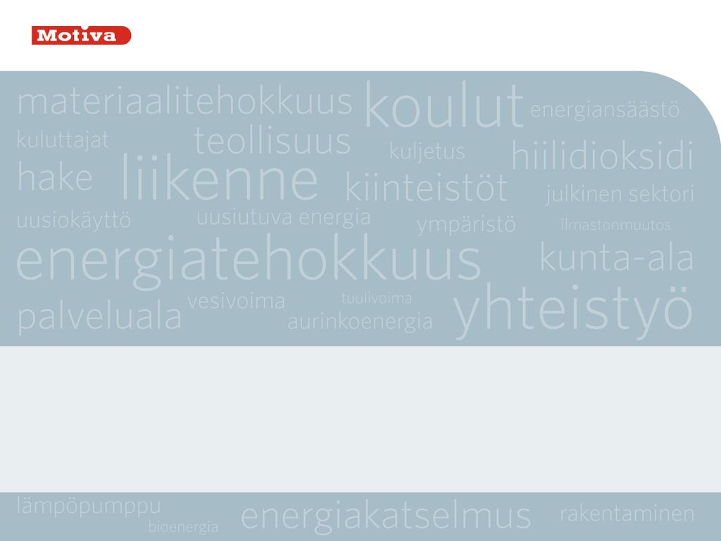 Energiatehokkuuden tavoitteellisen