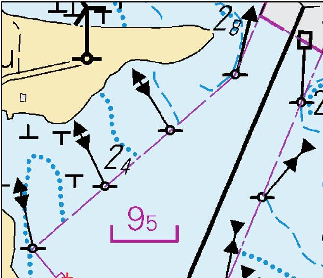 13 Ei merikartan mittakaavassa - Inte i sjökortets skala - Not to scale of chart (FTA,
