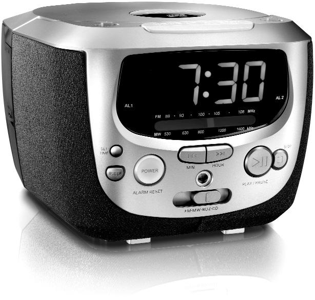 CD Clock Radio Manuale per l'utente Manual do usuário Brugermanual Användarhandböckerna Käyttöoppaita ÂÁ ÂÈÚ ÈÔ Ú ÛË