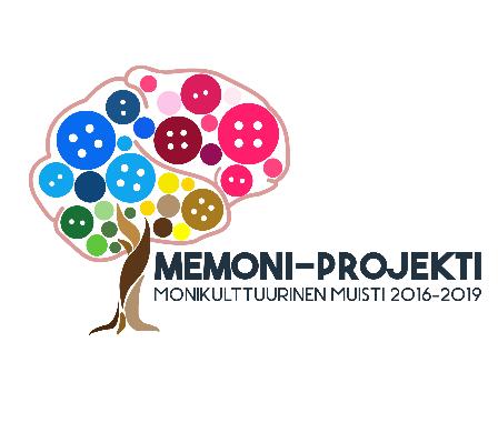 8 MONIKULTTUURINEN -MUISTI TERVEISIÄ MEMONI-PROJEKTISTA! Memoni eli monikulttuurinen muisti-projekti sai uuden logon. Logon on suunnitellut Filippiineiltä kotoisin oleva taiteilija Karen Cipre.