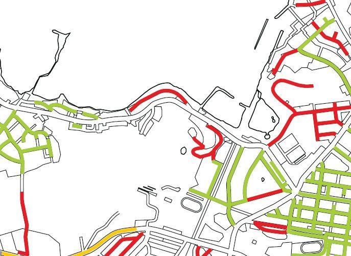 KUNNALLISTEKNIIKKA 8 Nopeusrajoitukset Jalkarannantien nopeusrajoitus on pääkaduilla yleinen 50 km/h, Teivaankadulla 30 km/h. Nopeusrajoitukset (31.12.