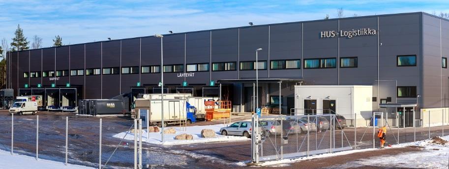 HUS-LOGISTIIKKA LUKUINA Liikevaihto 190 milj.