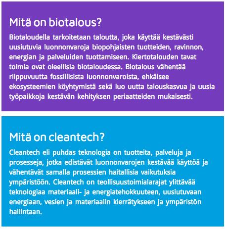 Tekesin Puhtaasti biotalouteen ohjelma Etelä-Pohjanmaan liitto AIKO ERM-suunnitelma Omat resurssit ja motivaatio - Verkostot ja kumppanit - Laitteet,