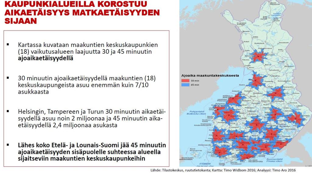 15 Lähde: Alue- ja väestörakenteen muutostrendit tulevaisuudessa,