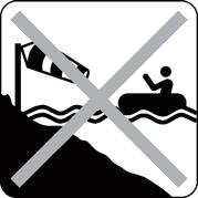 Safe distance to shore.