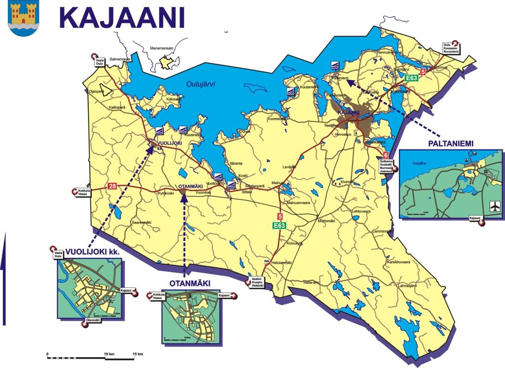 Asukkaita noin 38 000, pinta-ala 2 264 km 2