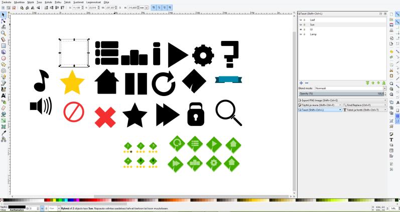 Inkscape kehitettiin pääasiassa Linux-käyttöjärjestelmälle, mutta se toimii myös muilla alustoilla, kuten Windows ja OSX. Inkscape vastaa ominaisuuksiltaan Adobe Illustratoria tai Corel Draw'ta.