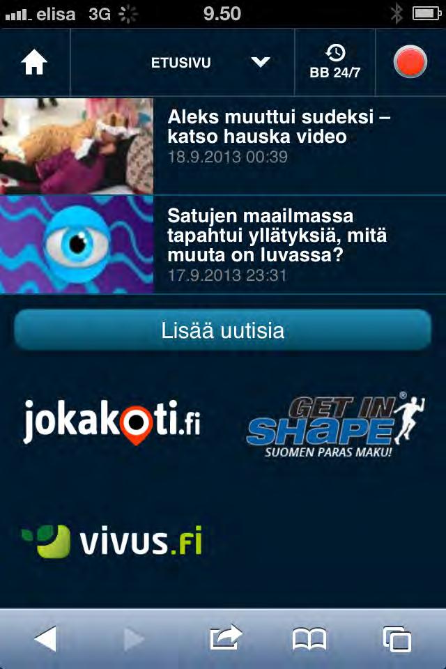 vko36 200K 2,7M vko37 205K 2,4M BB SYKKEEN