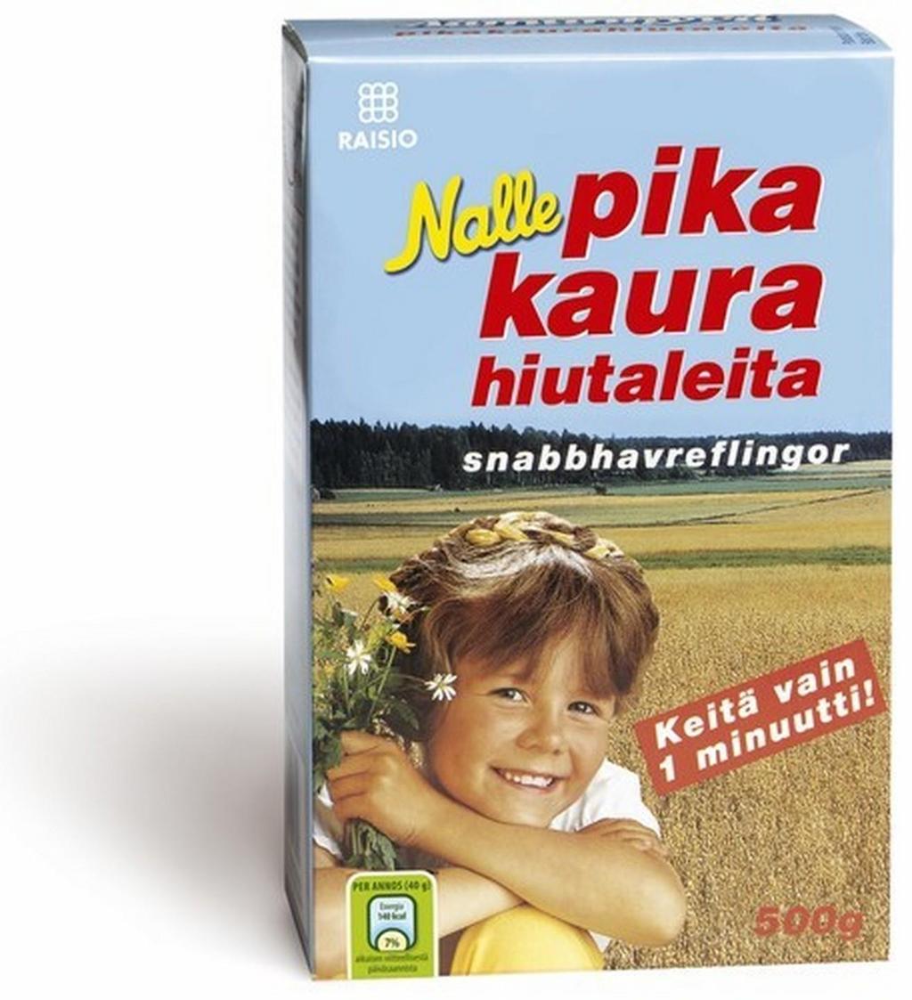 Tämä pakkaus siksi, koska ihan penskasta asti mummolassa käydessä joka ikinen aamu mummo keitti aamupuurot. Tästä jauheesta koko porukalle.