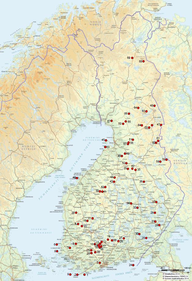 - LIFE+ Luonto Avainluvut - Koordinoiva edunsaaja: Metsähallitus - Kumppaniedunsaajat: HAMK, POSELY, SMK, UPM, WWF - Kesto 6 vuotta (1.8.2014 31.7.