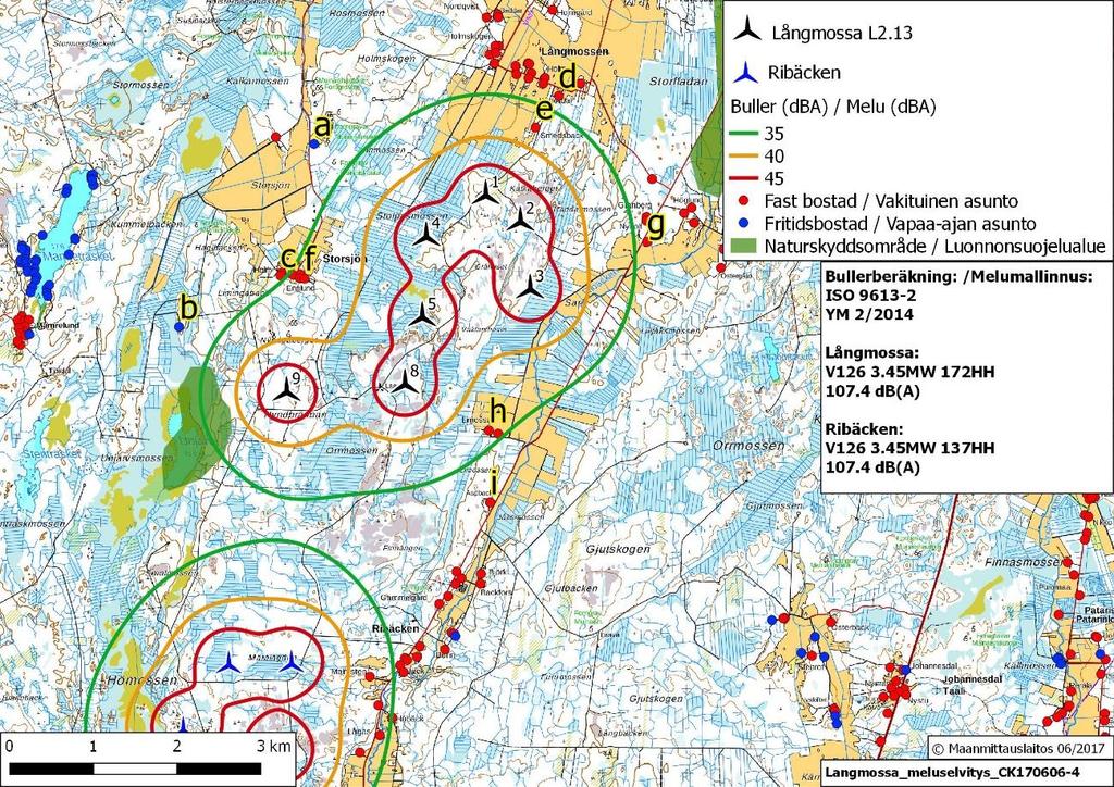 Sivu 11 / 22 Kuva 3. Långmossan ja Ribäckenin yhteisvaikutusten mallinnus.