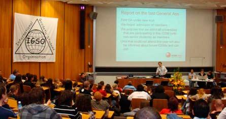 IGSM 2009, Zürich, Sveitsi General Assembly oli sveitsiläiseen tapaan hyvin organisoitu.