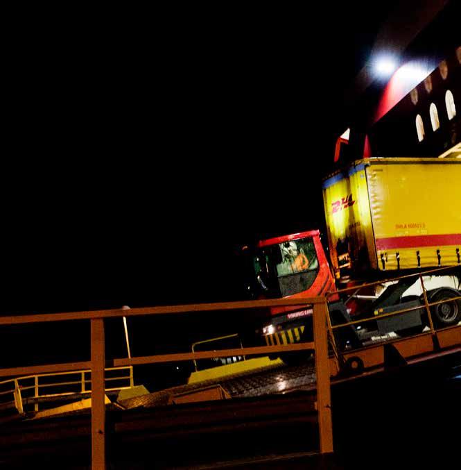 The Port of Turku offers the fastest sea route for truck transports to Sweden and the rest of Scandinavia.