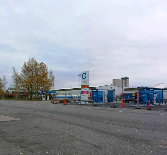 The availability of road fuel gases improved in the Turku region when Gasum opened a filling station next to the port in the autumn.