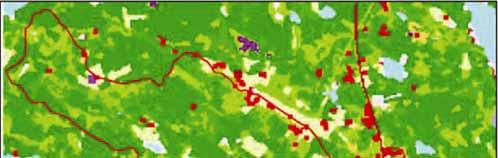 3.2 Corine2 CORINE2 aineisto on tuotettu yhdistämällä satelliittikuvatulkintatuloksia, olemassa olevia paikkatietoaineistoja sekä maastossa mitattua tietoa.