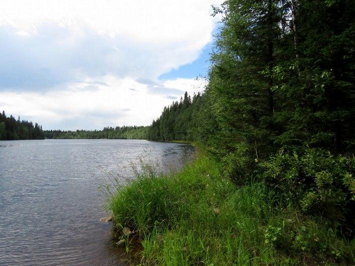 Emäjoen pohjoispuolinen rantavyöhyke Junkkosenkankkaan