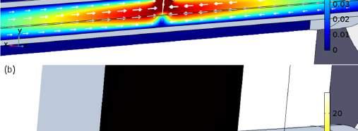 In the next step, we simulate the acoustic fields created by the optical heat source. Thermoviscous acoustics is solved in the Argon gas domains, with the following material properties: = 1.