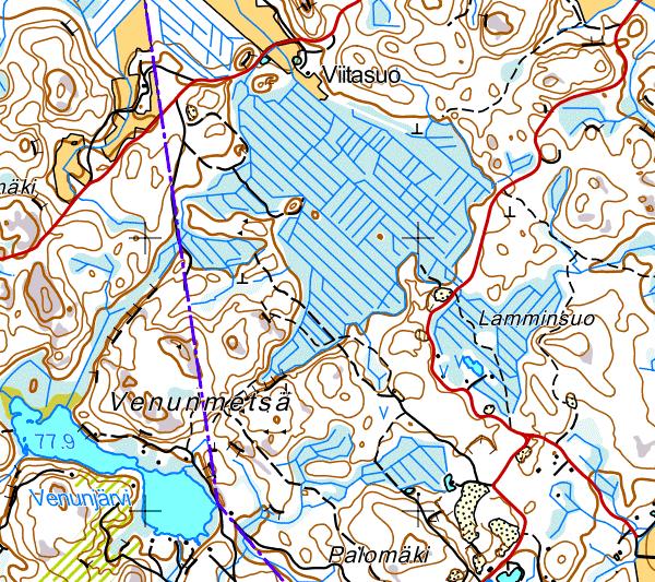 Suomi, metsät ja suot (Metla 214: http://www.metla.fi/metinfo/tilasto/julkaisut/vsk/214/vsk14_1.