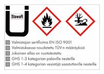 Valuma-altaiden valmistuksessa noudatetaan EN ISO 9001 sertifioitua valmistusprosessia ja jjokainen allas testataan vuotojen varalta ennen toimitusta.