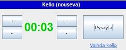 Ei tarvitse erikseen painaa Lisää -nappia, vaan klikkaa suoraan nimeä. Esimerkiksi jos maalille tulee #36 LAAKSO MARKUS, niin klikkaa hänen nimeään: se riittää. Huom!