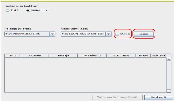 SUOMEN SALIBANDYLIITTO TULOSPALVELUN OHJE VERSIO 2.2. PÄIVITETTY 19.