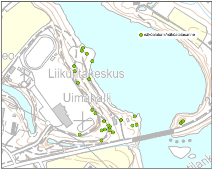 Nosto Consulting Oy 18/28 Kuva 14. Vastaajien näkemykset siitä, minne näköalatorni/näköalatasanne tulisi sijoittaa 6.2.2 Venelaituri/veneiden vesillelaskupaikka Seuraavaksi kyselyssä tiedusteltiin, tulisiko alueelle vastaajien mielestä sijoittaa venelaituri/veneiden vesillelaskupaikka.