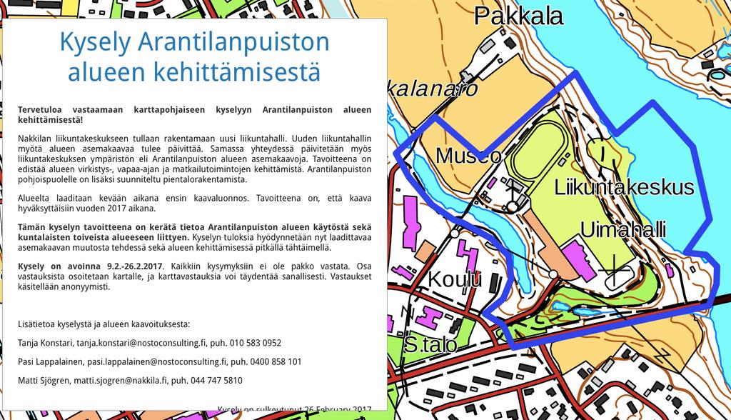 Nosto Consulting Oy 4/28 hittää sekä uusia toimintoja tai palveluja, joita vastaajat toivoivat Arantilanpuiston alueelle.