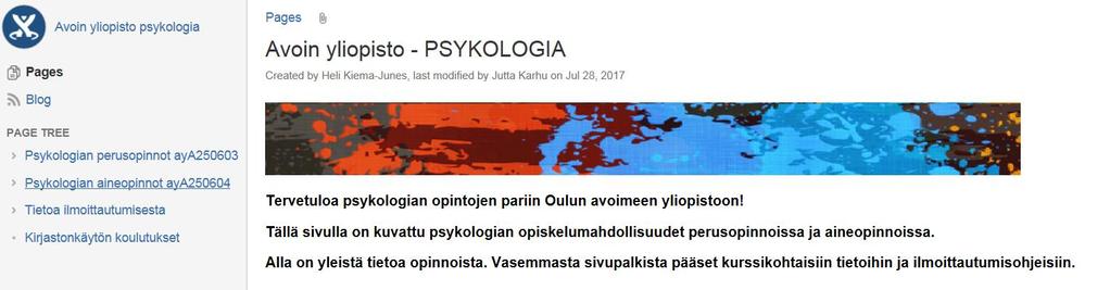 6 AIKATAULUT JA OPETUSSUUNNITELMAT: wiki.oulu.