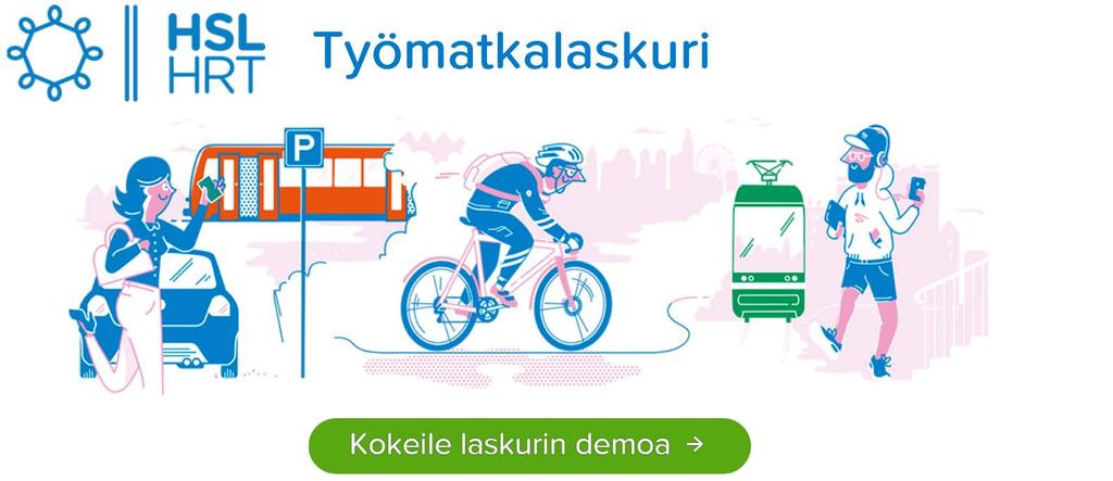 Työmatkalaskuri www.hsl.